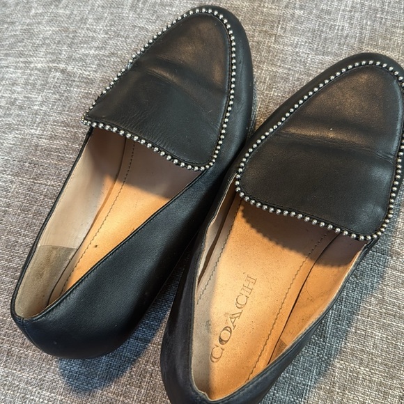 Coach Harper Black Leather Loafer S - Picture 8 of 8
